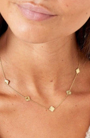 Clover ketting goud