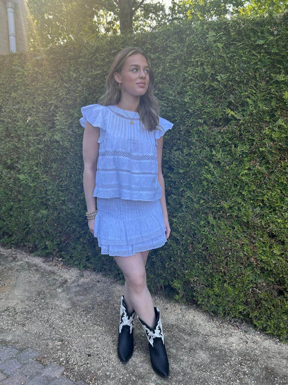 Bianco Florence skort