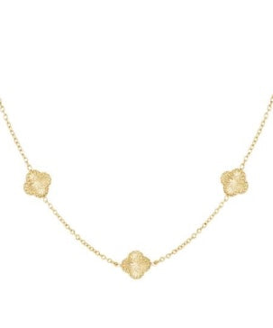 Clover ketting goud