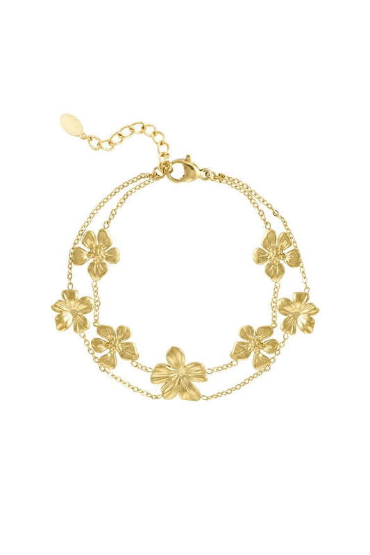Double Flower Power armband